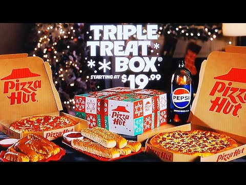 PIZZA HUT COMMERCIAL 2025 | PIZZA HUT TRIPLE TREAT BOX ($19.99) CHRISTMAS: DECEMBER 25, 2025