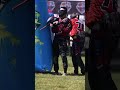 Tyler Harmon and Ryan Smith double the back bunker #hkarmy #paintball #shorts