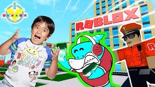 RYAN ESCAPES ROBLOX HQ ! Let's Play Roblox with Big Gil