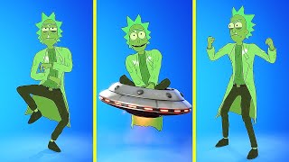 LEAKED “TOXIC RICK” Skin New Dances & Emotes in Fortnite (Chapter 2 Season 7 Battle Royale)