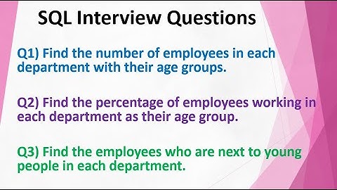 3 Simple SQL Interview Questions #SQL #DataAnalysts #DataEngineers #interviewquestions
