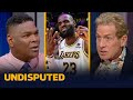 UNDISPUTED | &quot;GOAT comeback!&quot; Skip impressed LeBron makes history w/ 40 pts game in Lakers beat Nets