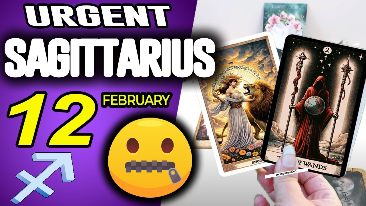 Sagittarius ♐URGENT❗️DON’T SAY ANYTHING TO ANYONE PLEASE🙏🏻🤐🤫 horoscope for today FEBRUARY 12 2026 ♐