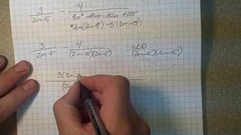 4 6 adding and subtracting rational expressions example 3