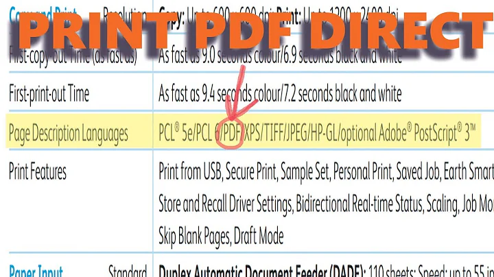 How to Batch Print PDF Files to a PDF Supported Printer Directly