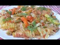 Как вкусно приготовить завтрак из курицы и овощей в духовке.