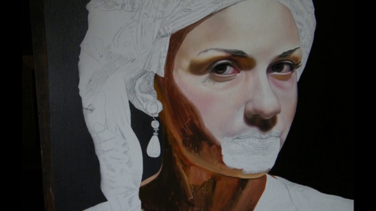 Come Dipingere In Modo Semplice Un Ritratto Iper How To Paint Easily A Portrait Hyperrealist
