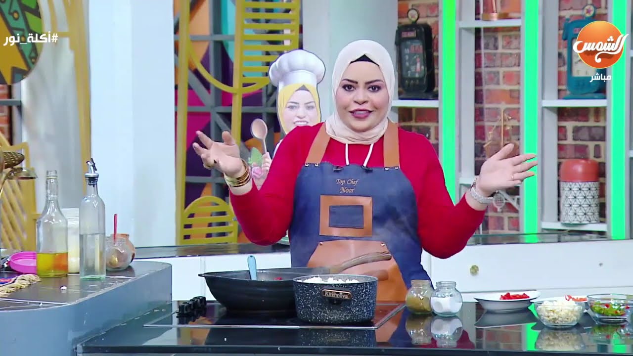 طريقة عمل طاجن القرنبيط بالفرن من أيد الشيف نور عامر