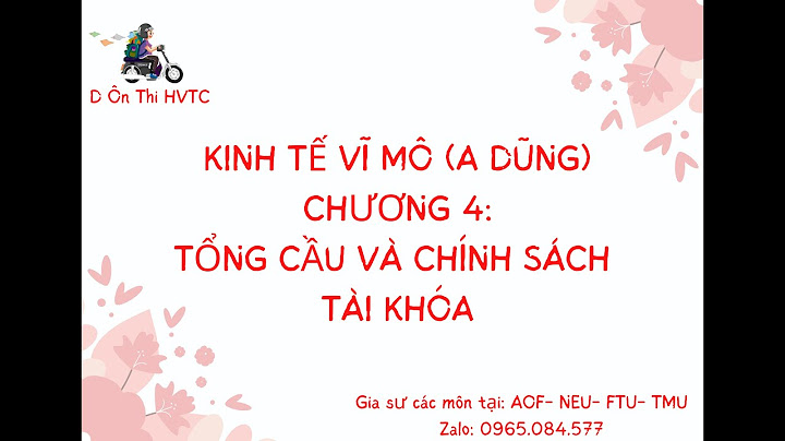 Bài tập tổng cầu và chính sách tài khóa năm 2024