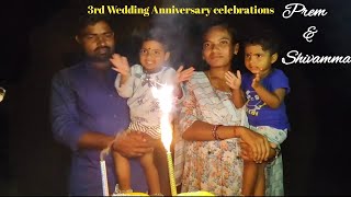 Prem & Shivamma 3rd wedding Anniversary celebrations
