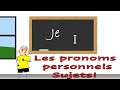 Learn French Les Pronoms Personnels Sujets Personal Subject Pronouns Grammar Learn French Les Pronoms Personnels Sujets Personal Subject Pronouns Grammar