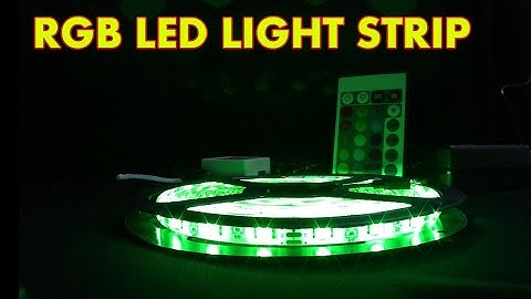 RGB LED Strip With Remote Control "UNBOXING"