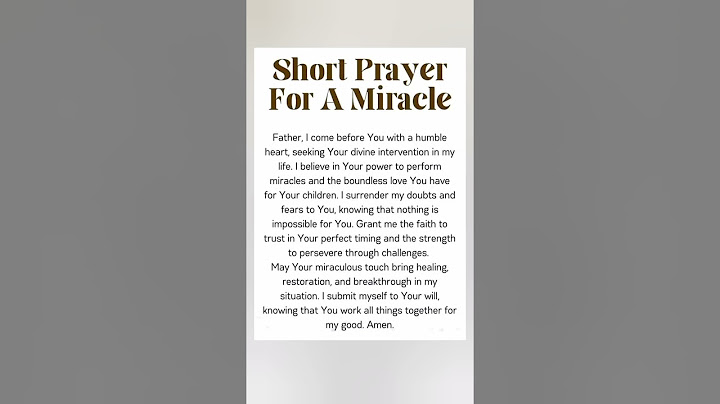 Prayer for miracle 🙏#prayer #miracle #jesus #dailyprayers #devotional #god #bible #christ