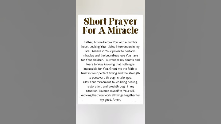 Prayer for miracle 🙏#prayer #miracle #jesus #dailyprayers #devotional #god #bible #christ