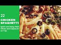 Homemade Chicken Spaghetti in Tomato Sauce