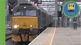 Class 57 (Night Riviera) arrives at Reading