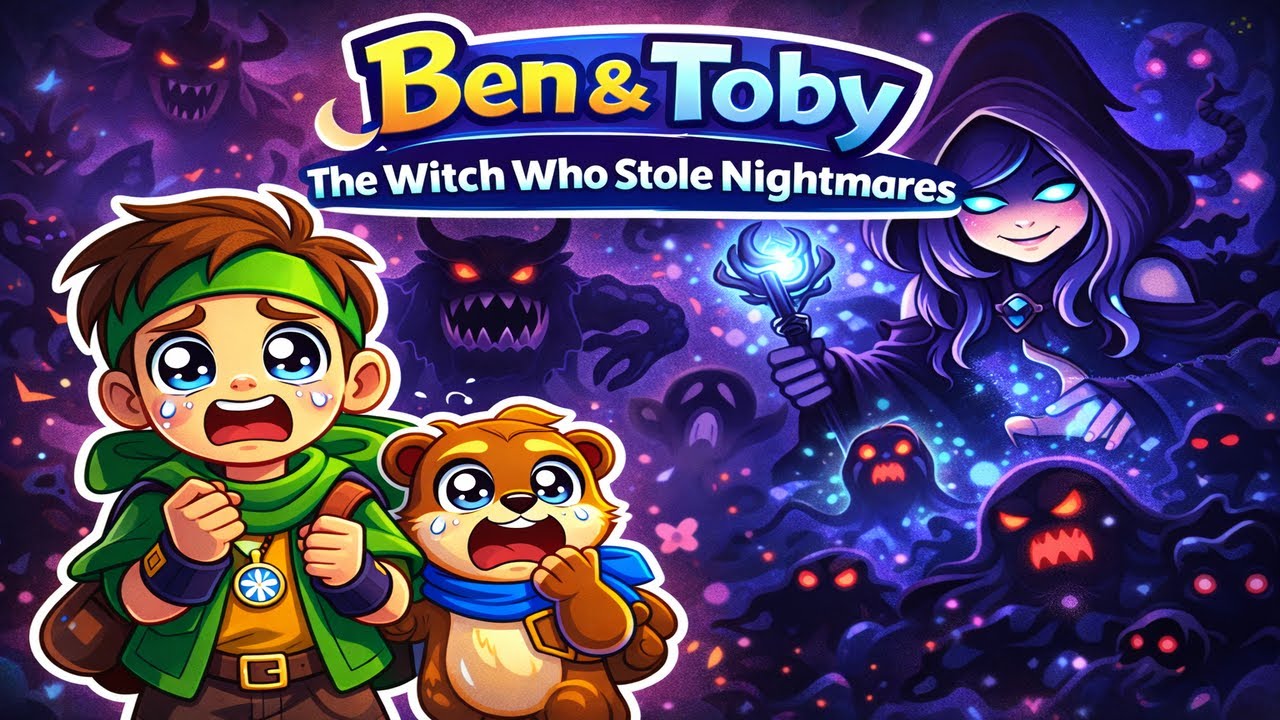 A Witch Stole Nightmares… Until Ben Faced His Own 😨✨ | Ben & Toby Animation