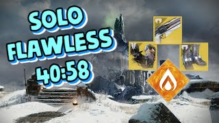 Solo Flawless Warlord's Ruin in 40 Minutes on Hunter!