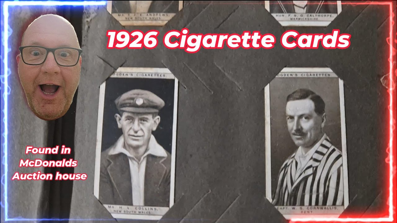 cigarette cards auctions card players+cigarette+cards in past antique auctions