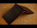 Making A Leather Wallet - Artisan Handwork In Detail