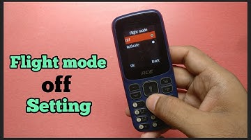 itel ace mobile flight mode off