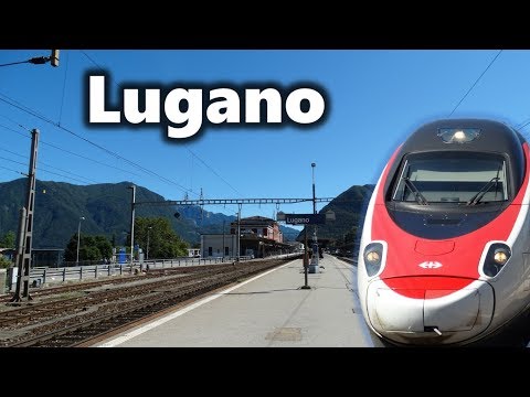 Lugano - Zugverkehr im SBB- & FLP-Bahnhof - mit SBB Flirt, ETR 610, SBB IC, ICN uvm.