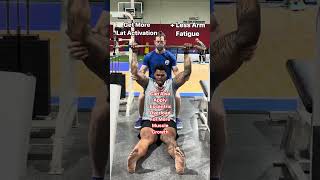 More LATS on Lat Pulldowns!! Direct Lat Stimulation Lat Pulldowns with Direct Partner Tension