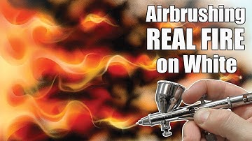 Learn how to Airbrush Real Fire using Createx Candy 2