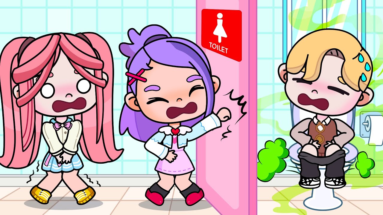 Please Open The Toilet Door! | Avatar World | Pazu Game | Toca Boca Life Story