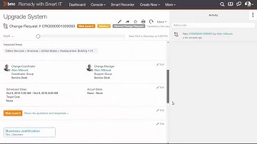 Remedy with Smart IT 1.5 - Increased productivity with Change Management