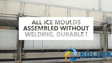 Direct cooling type 20 tons/day DK200 ice block machine with SUS304 structure #DK200IceBlockMachine