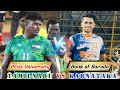 Mega semi final  prist university thanjavur vs bank of baroda  vaniyambadi all india kabaddi 2024