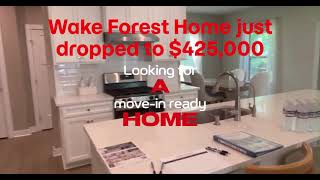 Wake Forest NC Home for Sale | 1616 Crimson Leaf Lane | Now $425,000