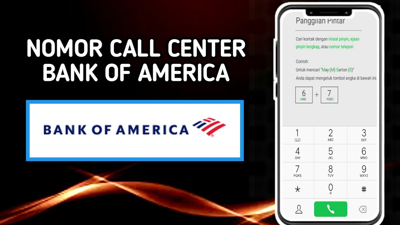 Nomor Call Center Bank Of America - YouTube