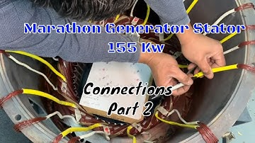 Rewinding 155 Kw Generator Marathon Part 2 | Data & Diagram | Original Factory Connection Tutorial