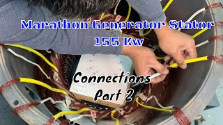 Rewinding 155 Kw Generator Marathon Part 2 | Data & Diagram | Original Factory Connection Tutorial