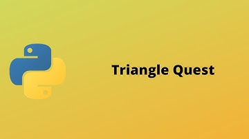 HackerRank Triangle Quest solution in python #python #subscribe