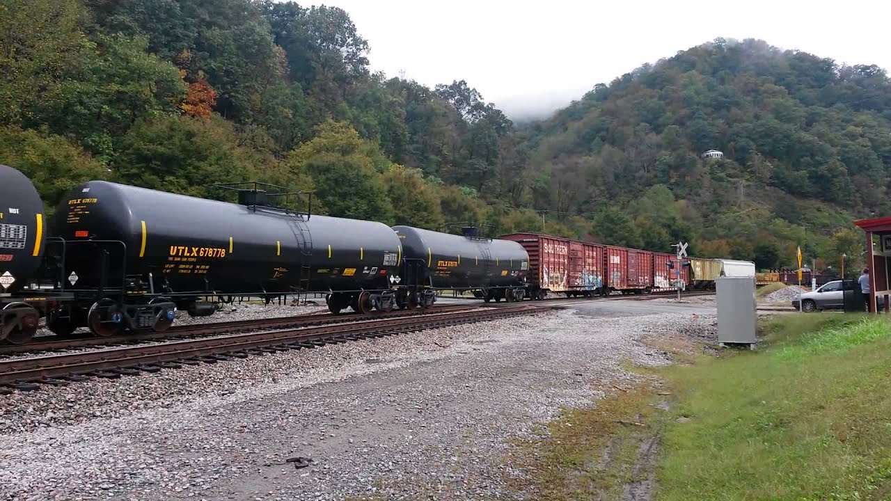 NS Train at Matewan WV on 10/03/2015 YouTube