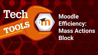 Make Bulk Changes with the Mass Actions Block in Moodle by DELTA LearnTech 362 views 10 months ago 2 minutes, 25 seconds