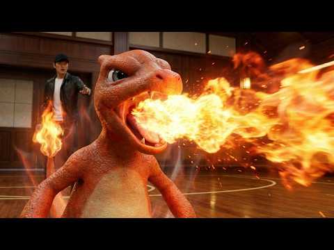 My Charmeleon’s Flamethrower Dominates the Gym Battle!