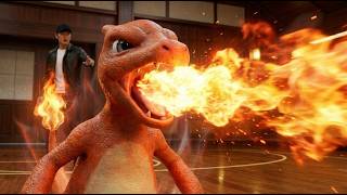 My Charmeleon’s Flamethrower Dominates the Gym Battle!