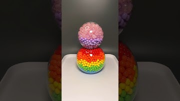 Colorful Heart Falling Beads ASMR Oddly Satisfying Color Sorting Reverse #marblerunbb #asmr #heart