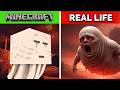 Minecraft In Real Life: THE GHAST IS TERRIFYING! 💀
