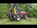 MINI HEDGE CUTTER | Massey Ferguson 1525 & McConnel Swingtrim