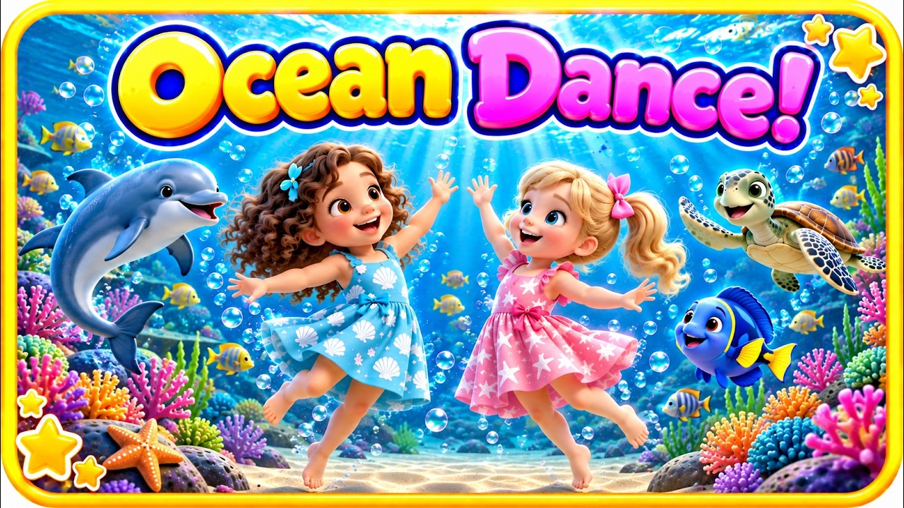 Under the Sea Dance 🌊 Ocean Animal Action Song | BloomPlayTV
