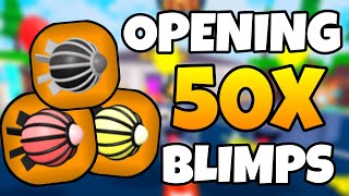 ?I OPENED 50 NEW BLIMPS AND GOT  MEGAS ? | ROBLOX PET CAPSULES SIMULATOR