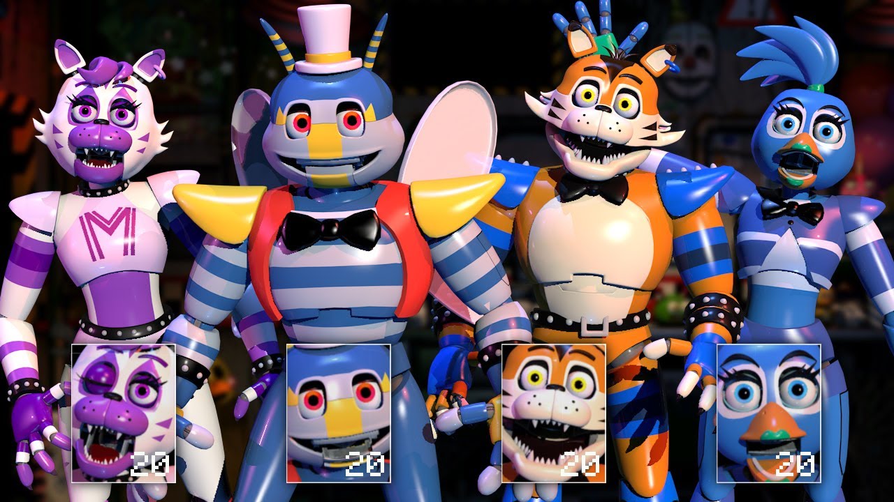 FNaF World - Adventure Funtime Animatronics (Mod) by NIXORY - Game Jolt