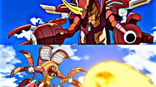 Pyrus Neo Dragonoid x Maxus Form x Vexos x Scorpion - All Ability Cards (Season 2)