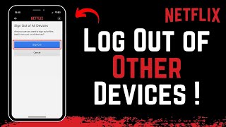 How to Logout Netflix from Other Devices ! by How To Geek 1 view 1 day ago 1 minute, 5 seconds