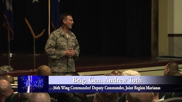Joint Region Marianas, 36th Wing Commanders Hold Joint All-Hands Call